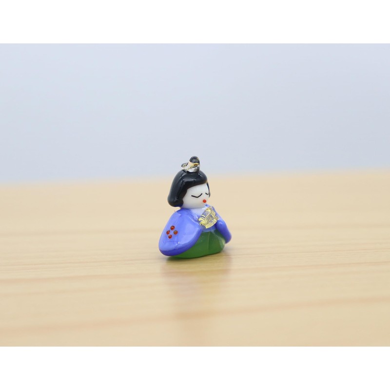 Glass Square Cute Glass Hinamatsuri Go-in-Hayashi Uta Small