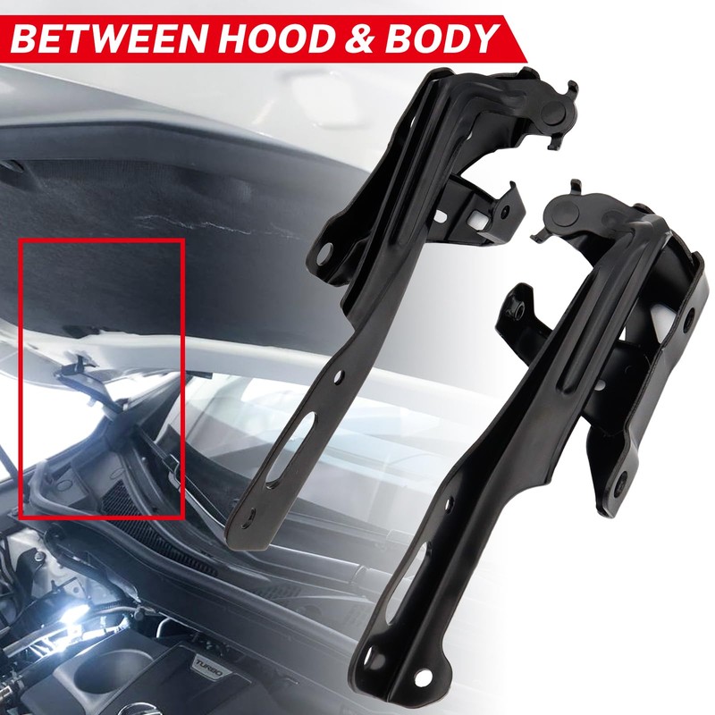 1 Pair Front Left And Right Hood Hinge Set for