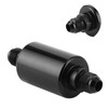 Car High Flow Inline Fuel Filter Aluminium Alloy 100 Micron