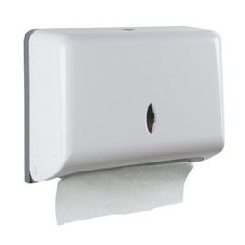 ASelected Paper Towel Dispenser, Multifold Towel Dispenser, Wall Mounted Tissue Dispenser, Paper Towel Dispenser, Paper Towel Holder for Kitchen, Bathroom, Hotel, Restaurant, Holds 200 Papers, White