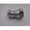 Hydraulic Female x Female Swivel 60 deg Straight Adapter BSP