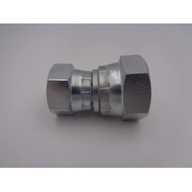 Hydraulic Female x Female Swivel 60 deg Straight Adapter BSP Choose Size (1/4" x 1/8" bsp)