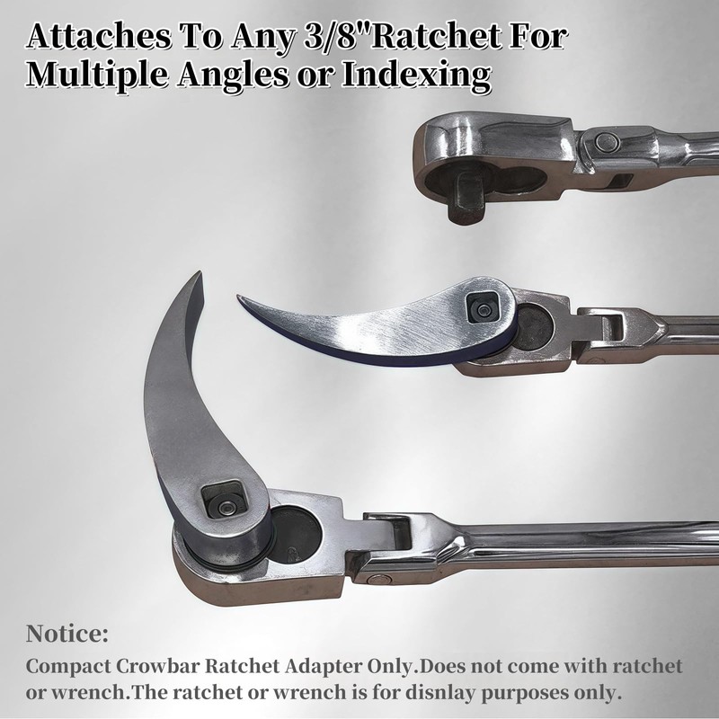 Crowbar Adapter Head Tools, Crowbar Wrench Adapter, Crowbar Adapter, Pry