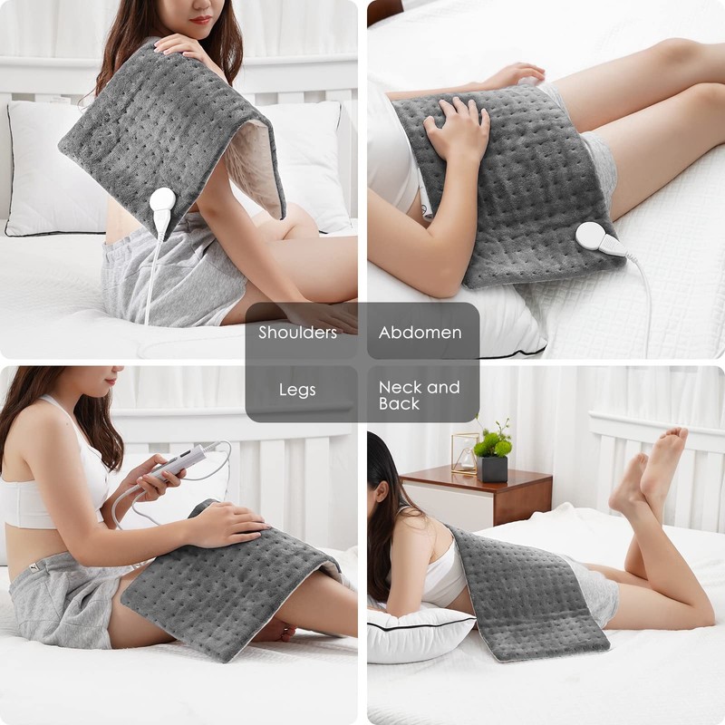 Heating Pad Electric Heat pad for Back Neck with Fast