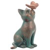 Ciieeo Cat Figurine Mini Resin Figure Adorable Tiny Cat Decoration
