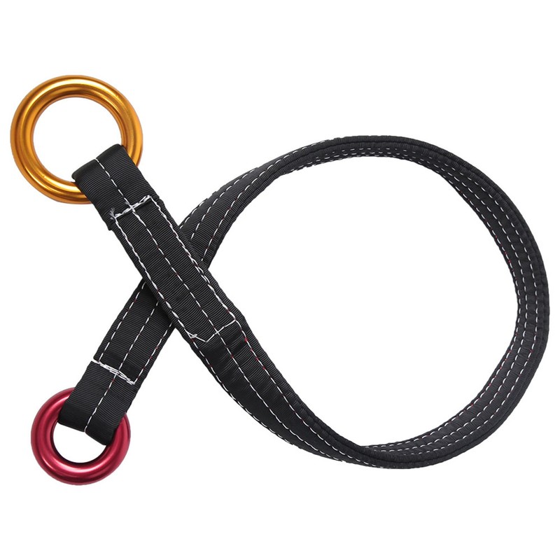 120CM Outdoor Climbing Tree Rescue Wire Lanyard with Two Hanging