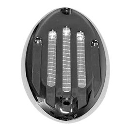 Marinco 11226 Chrome Plated Screw-In Grill for 11079 and 11098, OEM