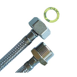 H2O-Flex® Extension Hose 3/4 Inch Nut x 3/4 Inch Female Thread Washing Machine Dishwasher Hose DN8 Reinforced Hose Inlet Hose 1000 mm