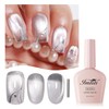 Imtiti Gel Nail Polish Set,2 Colors Cat Eye Pink Sliver