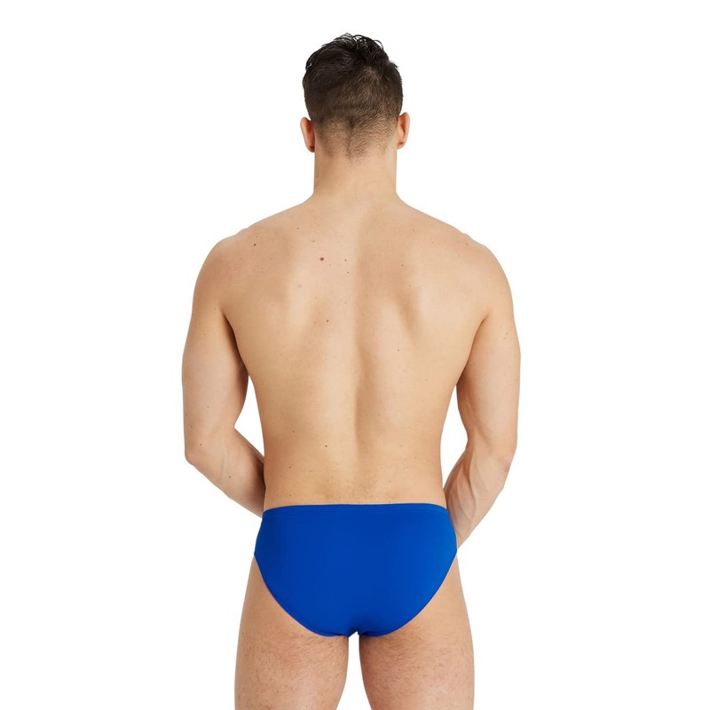 Arena Mens Men's Team Swim Briefs Solid, Royal-White, 38 EU
