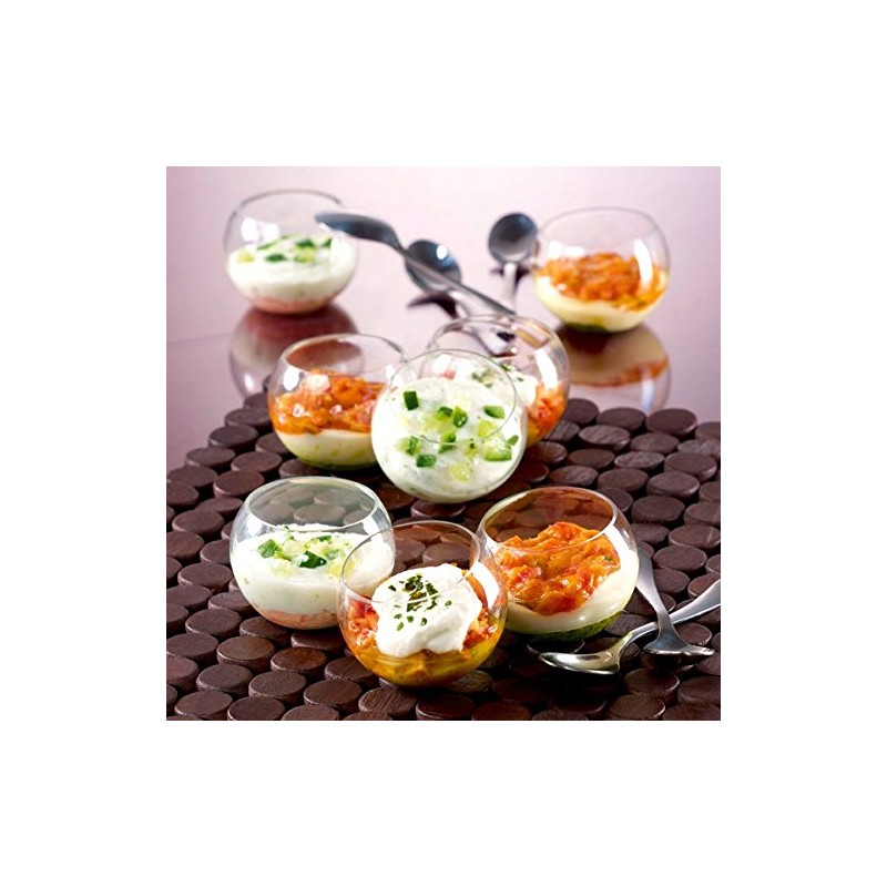 Coupes dessert & verrines 10 verrines plastique Mini Sph'air -