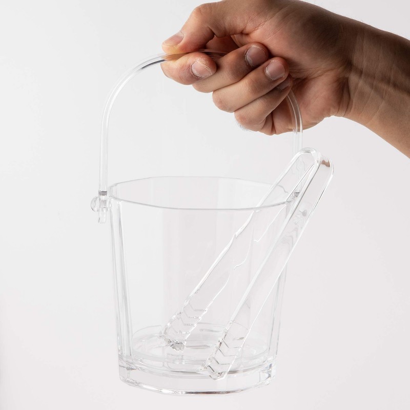 Toyo Sasaki Glass Ice Bucket Rabin J-55176 Made in Japan