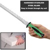 HALNKSZDDD Stainless Steel Insulation Garden Knife with Green Handle,7.8" Double