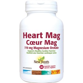 New Roots Heart Mag (Magnesium Orotate 770mg), 60 Capsules