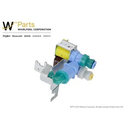Whirlpool WP67005154 Genuine OEM SxS Refrigerator Dual Water Inlet Valve Replacement Part - Replaces 8208153, 8208275, 67003818, 67005154