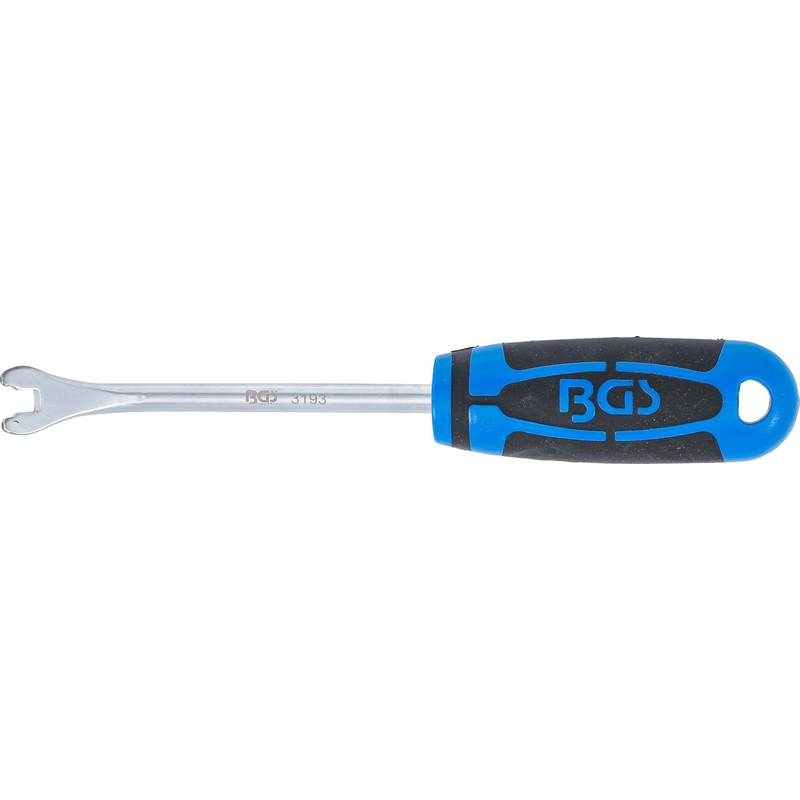BGS 3193 Door Trim Removing Tool, Silver/Black/Blue, 240 mm