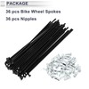 RATCHROLL 1 Set Universal Bicycle Spokes 12G 130mm Length Bike