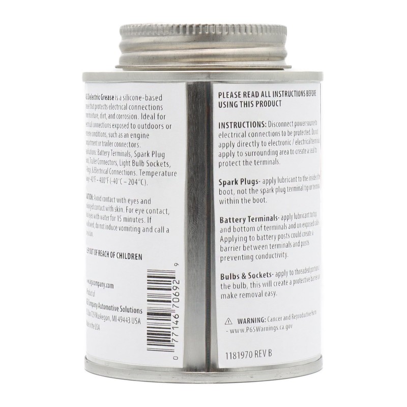 AGS Automotive Solutions Brush Top Can Dielectric Silicone Grease Compound
