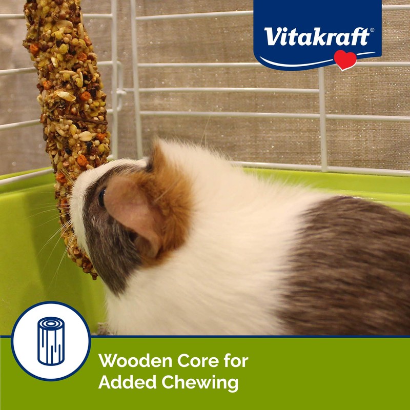 Vitakraft Rabbit/Guinea Pig Popped Grains Treat Sticks - Apple And