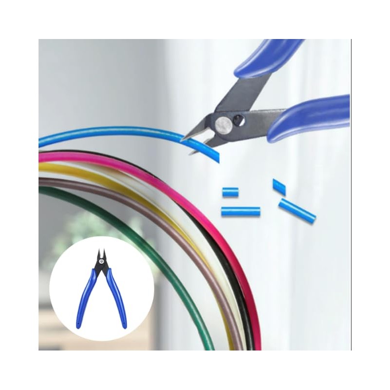 2 Pcs Wire Cutters, Precision Flush Cutters Side Cutters, Small