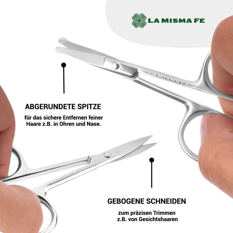 Beauty Scissors Set Eyebrow Scissors Nose Hair Removal Beard Scissors