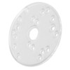 Router Universal Base Plate Acrylic with Centering Pin Screws for