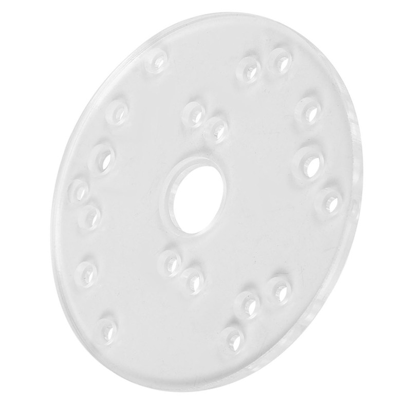 Router Universal Base Plate Acrylic with Centering Pin Screws for
