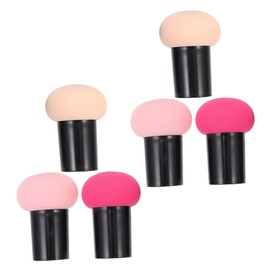 BIUDECO 6pc Mushroom Head Makeup Sponges Wet Dry Face Blender Set for Foundation Cream