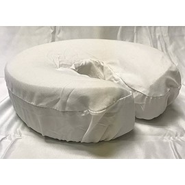 Therapist’s Choice® Premium Deluxe Microfiber Massage Table Face Cradle Covers, 4pcs per package (White)