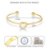 Philip Jones Gold Plated Love Knot Cuff Bangle