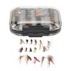 64 Pcs Fly Fishing Flies Stainless Steel Colorful Fishing Lure
