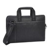 RIVACASE 8920 (Faux Leather) Black Ultra Slim Faux Leather Business