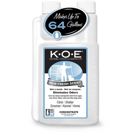 K.O.E. 16oz Concentrate - Kennel Odor Eliminator - Non-Enzymatic Formula, KOE, Apricot, Fresh Original Scent, 16 oz Pint [KOEA-P, KOEFS-P, KOE-P]:_K.O.E  Fresh Sent