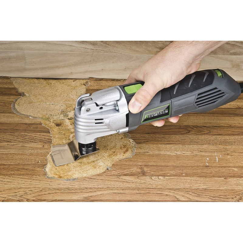 Genesis GMT25T 2.5-Amp Variable Speed Oscillating Tool with Tool-less Blade