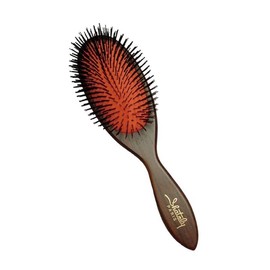 大阪ブラシ クッションブラシ シャトリクッションナイロン(大) ヘアブラシ ブラック (幅×奥行×高さ) :70mm×60mm×180mm