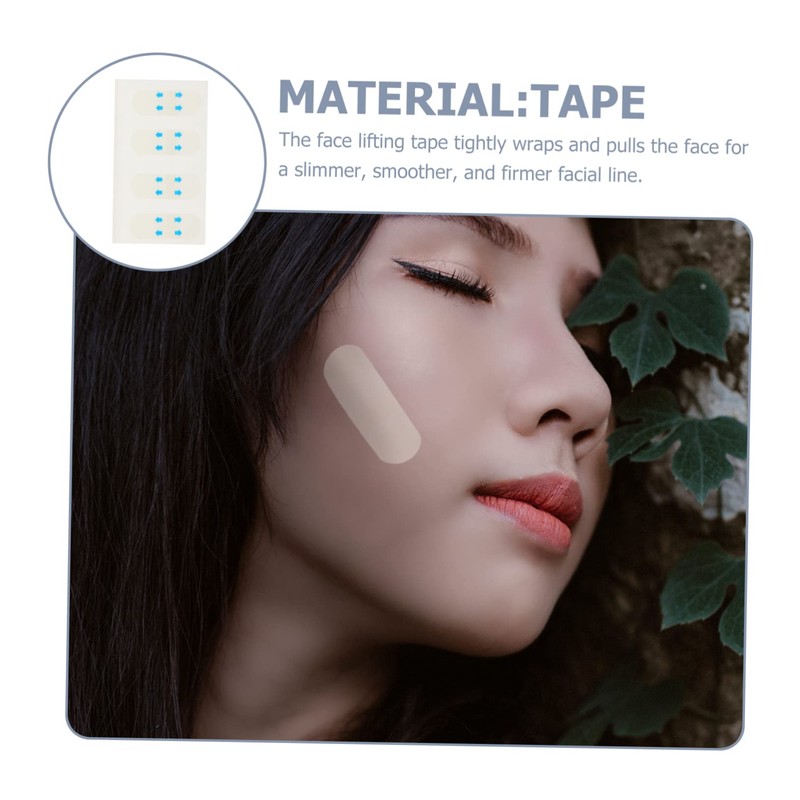 BIUDECO Women Patch 80Pcs Tightening Face Sticker Neck Lifting Tape