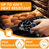 Colorful Skull Oven Mitts and Pot Holders Sets 4Pcs,Heat Resistant