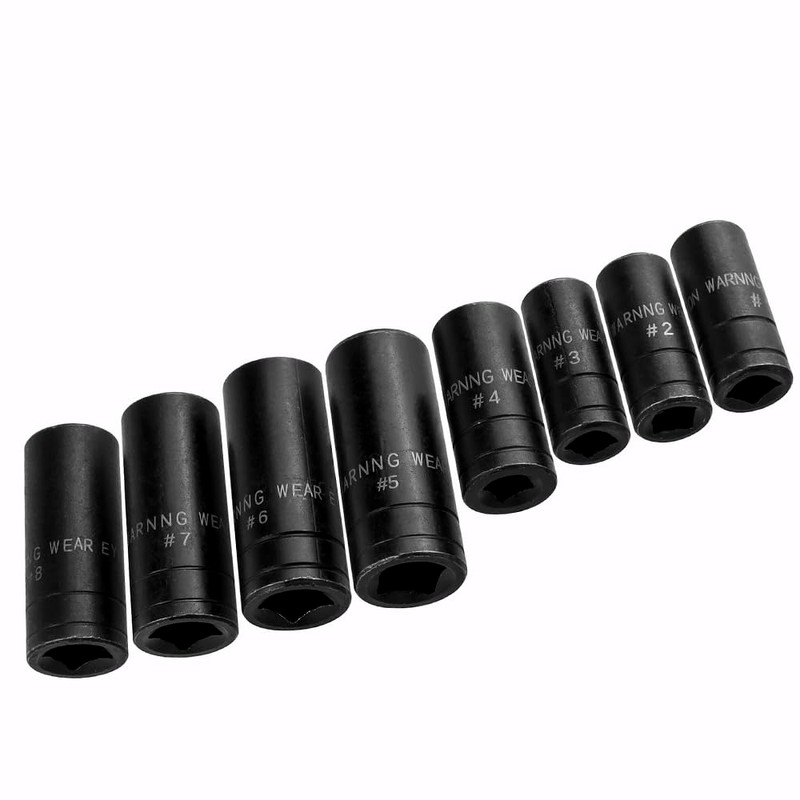 Yakamoz Tap Socket Set, 8 Pcs Tap Socket Wrench Set