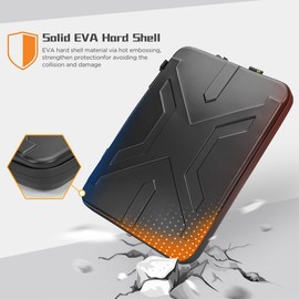 KIZUNA Laptop Case Bag 13 Inch Sleeve Shoulder Briefcase for 14" MacBook Pro/13.6" Macbook Air M3/14 Yoga Slim 7x/14 Dell 14 Plus/ThinkPad X9 14/14.5" XPS 14/HP EliteBook,Black