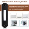 Metal Lighted Doorbell Button, Heavy Duty Metal Wired Door Bell