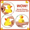 Jenaai 30 Pcs Funny Finger Rubber Ducks Bulk