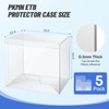 Clear PKMN ETB Protector Case, 5 Pack PKMN Elite Trainer