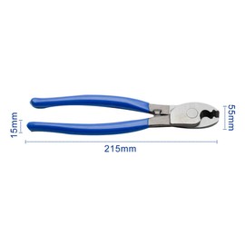 SENRISE Wire Stripper 215mm Cable Cutter Adjustable Electrical Cable Shears Cutting Plier Tool for Cutting Aluminium, Copper and Plastic Sheathed Cables