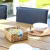 HMF Napkin Holder Braided Made of Water Hyacinth, Napkin Stand