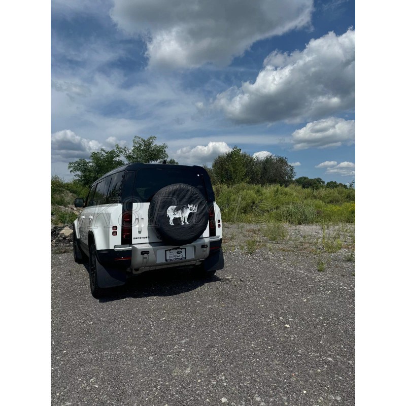 Lucky8 Offroad Land Rover Defender L663 Tire Cover - Rhino