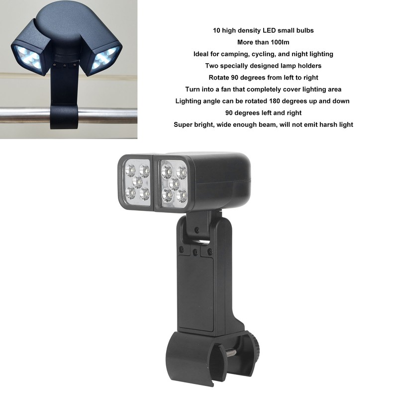 Outdoor Grill Light Portable Waterproof LED 180 90 Degree Rotation