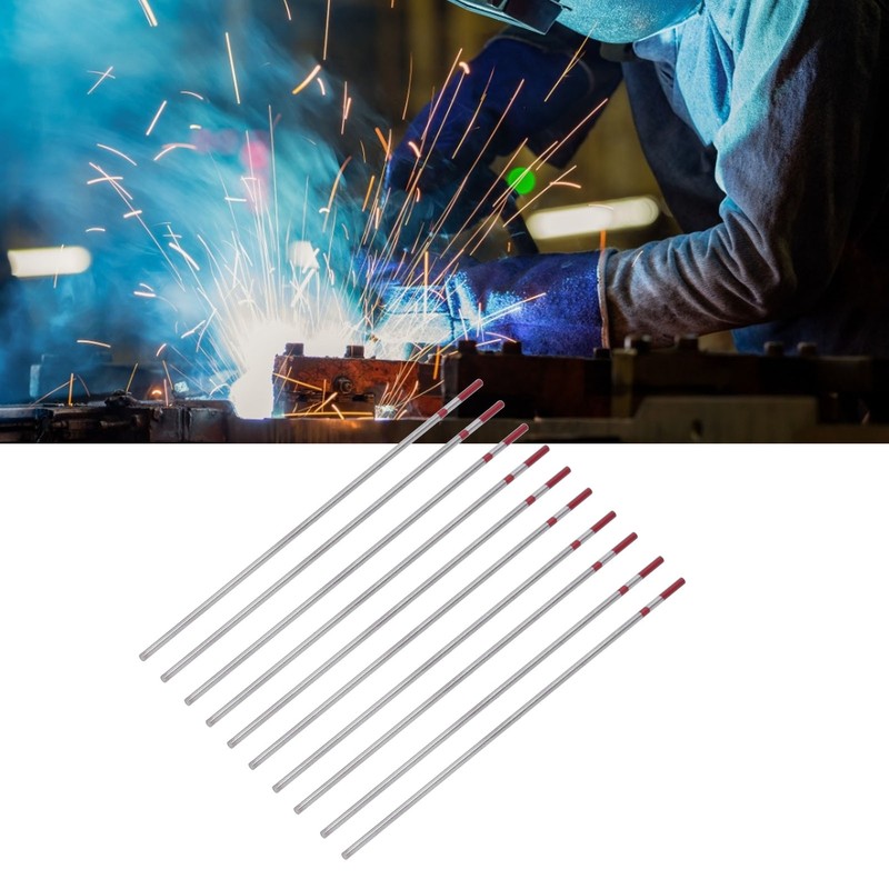 10PCS Cerium Tungsten Electrodes Kit 150mm Argon Arc Welding Tip