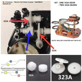 Mr Christmas World's fair Roller Coaster Tornado MOTOR GEAR BOX REPAIR KIT