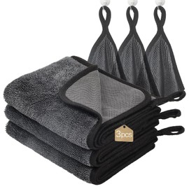 WUFANC Shiny Bath Drying Cloth, Pack of 3, Sweat Quickly Absorb - Shiny Wipes Cloths Original 60 cm x 40 cm, Dry Towel Shower for Various Occasions