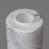 Voguad 2 Pack White Marble Glass Cylinder Lamp Shade with